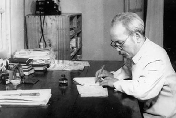 Anh bai Bac Ho viet Di chuc